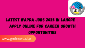 Latest WAPDA Jobs 2025 in Lahore Apply Online for Career Growth Opportunities